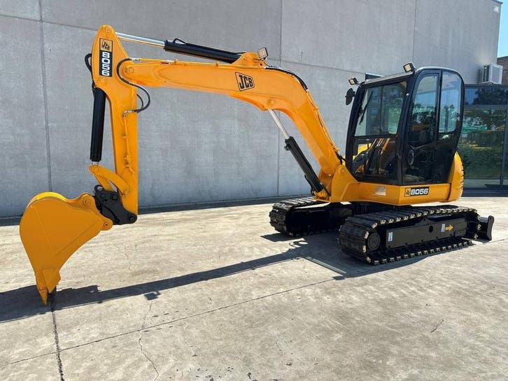 Veiling: Midigraafmachine JCB 8056 Diesel 2011, Articles professionnels, Machines & Construction | Grues & Excavatrices, Enlèvement