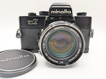 Minolta SR-T Super / ROKKOR-PF f/1.4 58mm Analoge camera, Audio, Tv en Foto, Nieuw