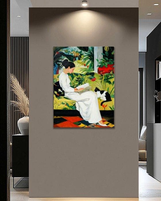 Paola - The Quiet Veranda, Antiek en Kunst, Kunst | Schilderijen | Modern