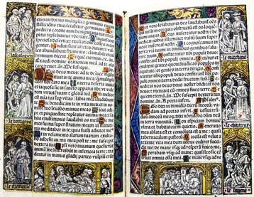 Illuminated Book of Hours - [Incunable] Painted on Parchment, Antiquités & Art, Antiquités | Livres & Manuscrits