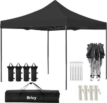 2dekans | Brixy Partytent - Paviljoen - Easy Up - Opvouwbaar, Tuin en Terras, Ophalen of Verzenden, Nieuw