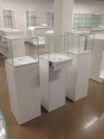 *TIP*  Italiaanse high glossy vitrine kast met wit blok, Ophalen of Verzenden