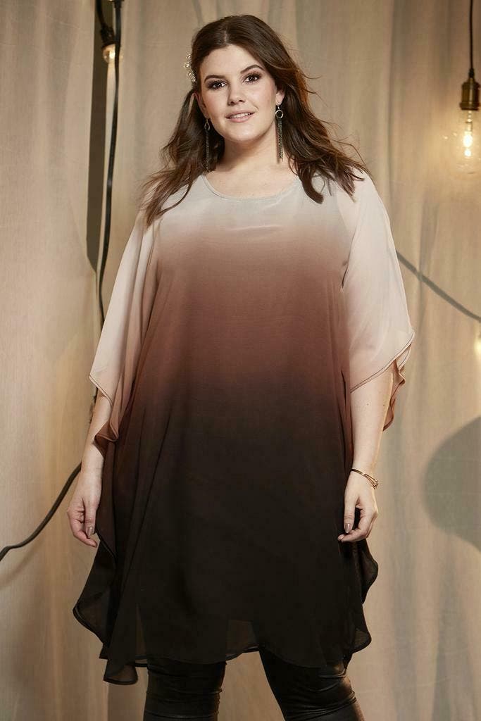 Tuniek PAVO Zhenzi kaftan dip dye maat M=46-48, Kleding | Dames, Blouses en Tunieken, Verzenden