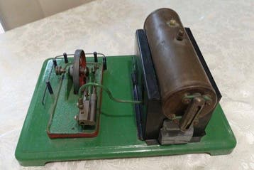 Stoommachine - Fleischmann - Messing, Metaal, IJzer -, Antiek en Kunst, Antiek | Speelgoed
