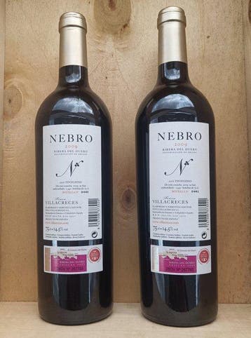 2009 Finca Villacreces, Nebro - Ribera del Duero - 2 Flessen, Nieuw