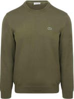 Lacoste Sweater Crewneck Olive maat Maat 52/54 (L) Heren, Verzenden