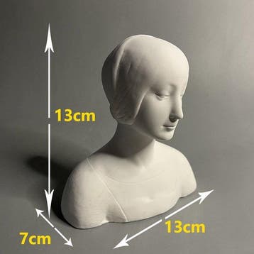 sculptuur, Isabella - 15 cm - Gips, Antiek en Kunst