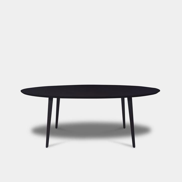 Tafel Ovaal Eikenhout  Konisch  260x110, Huis en Inrichting, Tafels | Eettafels