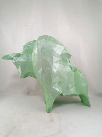 Vanessa Bonino - Geometric Bull, Antiek en Kunst