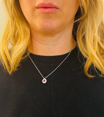 Giorgio Visconti - Halsketting - 18 karaat Witgoud - 0.66ct., Bijoux, Sacs & Beauté, Colliers