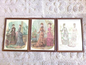 Decoratief ornament (3) - België - Lithografie-drieluik