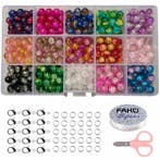 Fako Bijoux - DIY Glas Kralen Set - Glaskralen Duo Crack -, Hobby en Vrije tijd, Verzenden, Nieuw