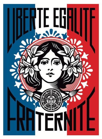 Shepard Fairey (OBEY) - OBEY Liberté Egalité Fraternité &
