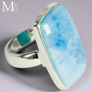 Buitengewoon Larimar, “Steen van Atlantis” - Prachtige