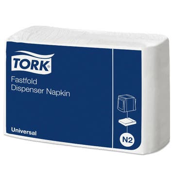 Servetten | Fastfold-Papier | Wit | 1/4 Vouw | 300/Pak | 36, Verzenden, Nieuw in verpakking