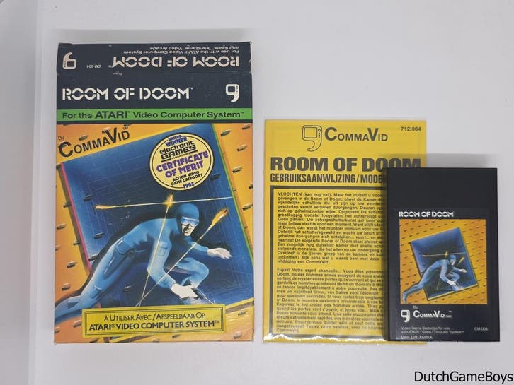 Atari 2600 - CommaVid - Room Of Doom - PAL, Consoles de jeu & Jeux vidéo, Consoles de jeu | Atari, Envoi