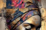 Yamila - Hilos de Oro: La Mujer, el Turbante y el Arte, Antiek en Kunst