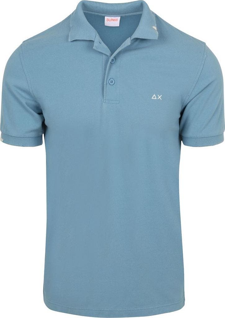 Sun68 Poloshirt Vintage Blauw maat Maat 52/54 (L) Heren, Vêtements | Hommes, Polos, Envoi