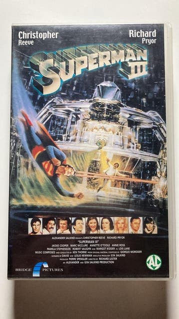 SUPERMAN III (VHS), Cd's en Dvd's, Gebruikt