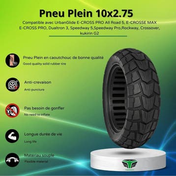 M365Lyon massieve band 10x2.75 lekvrij voor e-step, Ophalen of Verzenden, Nieuw