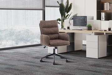 Aimé bureaustoel, kleur bruin (nieuw, outlet)