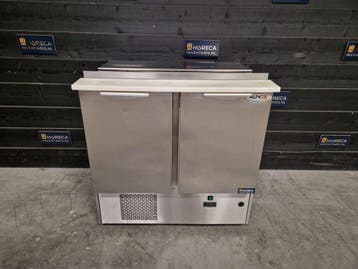 Koelwerkbank | saladette koeling | Alinox | 2-deurs | 230V |, Gebruikt, Koelen en Vriezen
