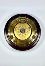 Barometer - Messing, Hout