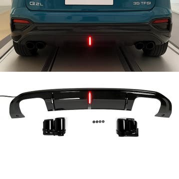Diffuser | geschikt voor Audi | Q2 2020+ | alleen S-line | R, Verzenden