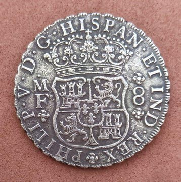 Spanje. Felipe V. 8 Reales 1736 Mexico MF Hollandia