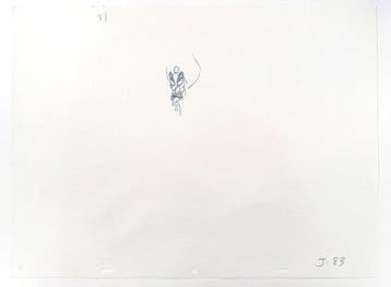 ALADDIN Jafar originele animatietekening - (Walt Disney,