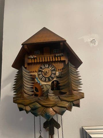 Horloge Forêt-Noire « Clockman » - Style antique - Bois