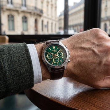 Seiko - Chronograph - Quartz - Green Dial - Zonder, Nieuw