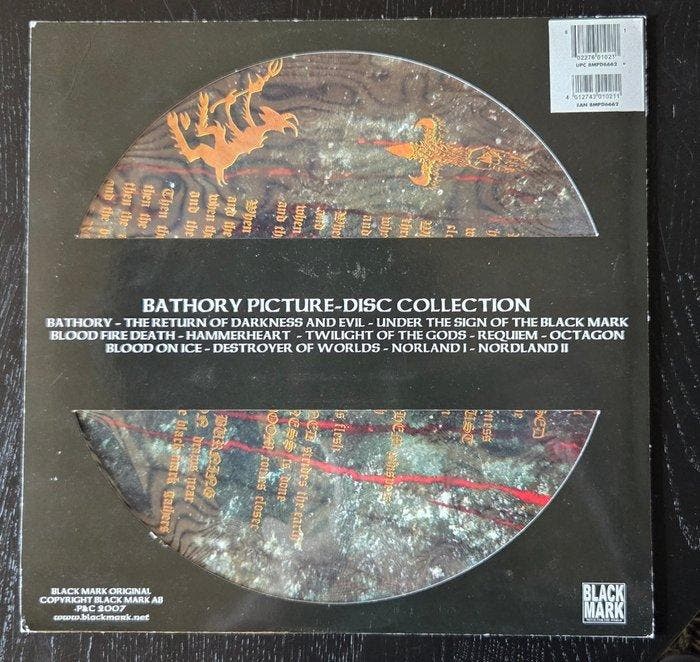 Bathory - Bathory Picture-Disc Collection - LP album (op, CD & DVD, Vinyles Singles