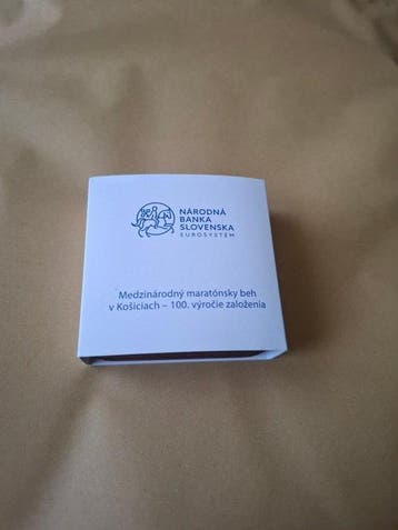 Slowakije. 2 Euro 2024 Košice International Marathon Proof