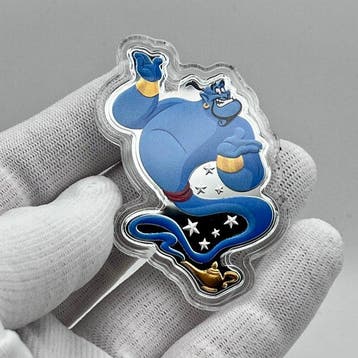 Niue. 2 Dollars 2025 – Disney “Aladdin – Genie” – 1 oz, Postzegels en Munten, Munten | Europa | Niet-Euromunten