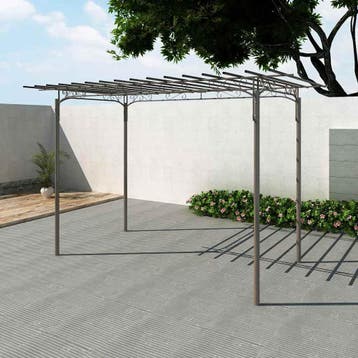 vidaXL Stalen rozenboog 215 cm, Tuin en Terras, Palen, Balken en Planken, Verzenden, Nieuw