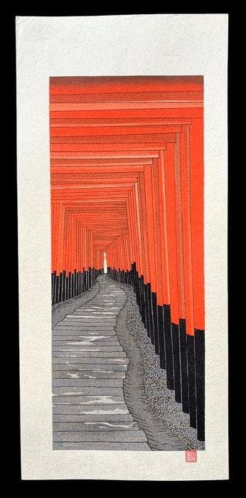 The 1,000 Torii at Kyotos Fushimi Inari Shrine~” -