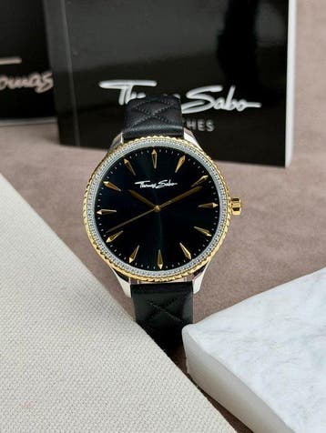 Thomas Sabo - Black Dial Two/Tone bezel - Sans prix de, Nieuw