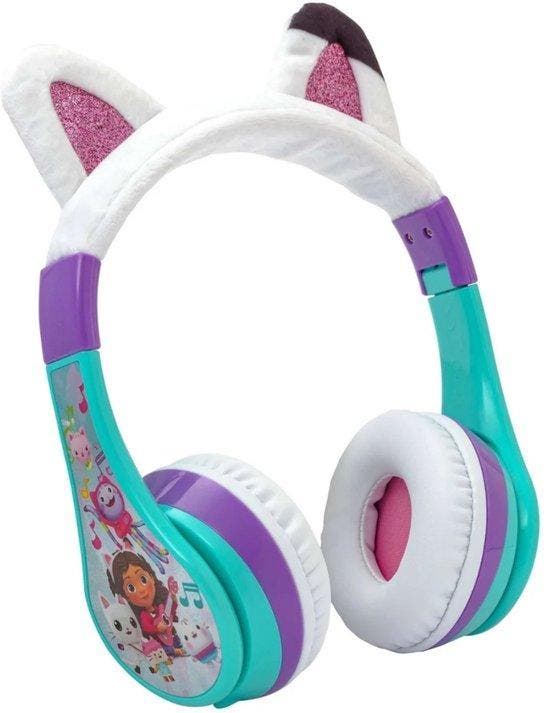 Gabbys Poppenhuis - draadloze kinderkoptelefoon - pluche..., Audio, Tv en Foto, Hoofdtelefoons, Nieuw, Verzenden