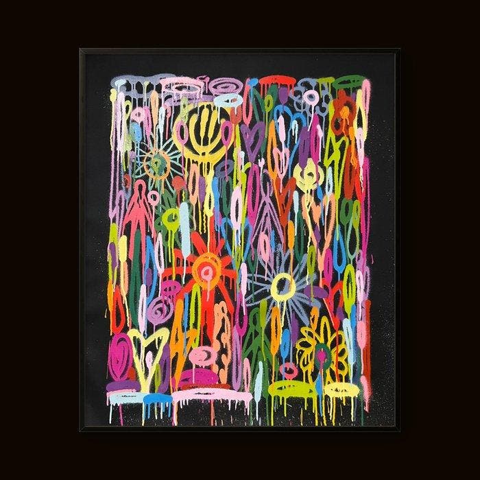 Nuno Barbedo (1983) - True Happiness (XL Size Painting), Antiek en Kunst, Kunst | Schilderijen | Modern