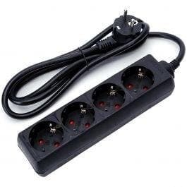 Stekkerdoos & Verlengsnoer 3680W - 4 Stopcontacten LED Toebe, Doe-het-zelf en Bouw, Elektriciteit en Kabels, Nieuw, Verzenden