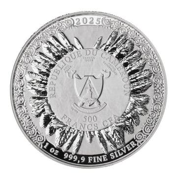 Kameroen. 500 Francs 2025 Time of Contempt The Witcher 1 Oz