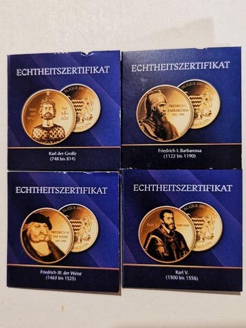 Tsjaad. 3000 Francs CFA 4 x Gold Bar 1/1000 oz Kings in the