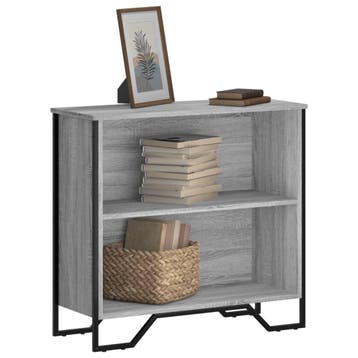 vidaXL Boekenkast 80x31x74,5 cm bewerkt hout grijs sonoma, Verzenden