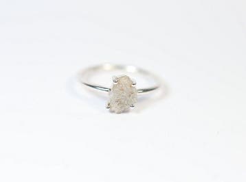 Ruwe diamant / ring / nieuw- 1.7 g - (1), Verzamelen