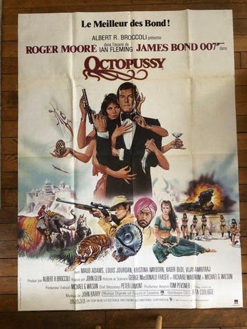 James Bond 007 - Octopussy - Lalande - Courbet 1983