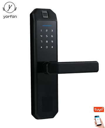Smart lock - Slim deurslot - Zwart - YORFAN •, Doe-het-zelf en Bouw, Verzenden, Nieuw