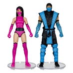 Mortal Kombat Action Figure 2-Pack Sub-Zero vs. Mileena (Kla, Ophalen of Verzenden