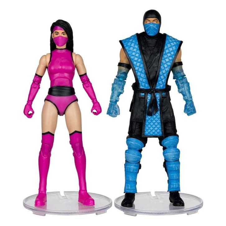 Mortal Kombat Action Figure 2-Pack Sub-Zero vs. Mileena (Kla, Collections, Cinéma & Télévision, Enlèvement ou Envoi