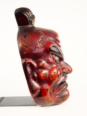 Mask - Nio  verjaagt kwade geesten en kwade geesten en, Antiek en Kunst
